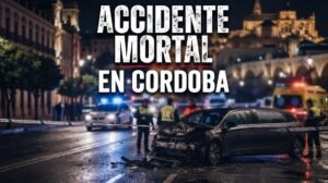 Tragedia en Córdoba: un motorista fallece tras un brutal impacto contra un turismo
