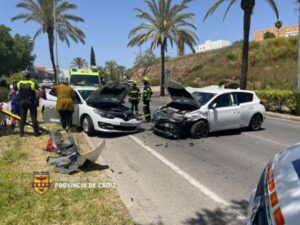 Dos accidentes de tráfico Bomberos Arcos