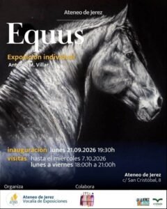 El caballo cobra vida en el Ateneo de Jerez con la muestra ‘Equus’ de Antonio M. Villar
