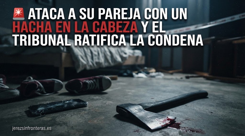 Ataca a su pareja con un hacha en la cabeza y el tribunal ratifica la condena