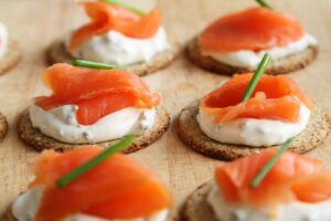 Canapés de Salmón