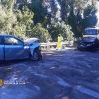 Choque frontal en la A-405