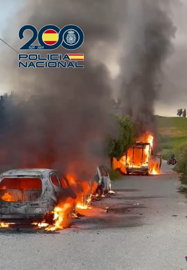 Detenido por incendiar vehículos Jerez