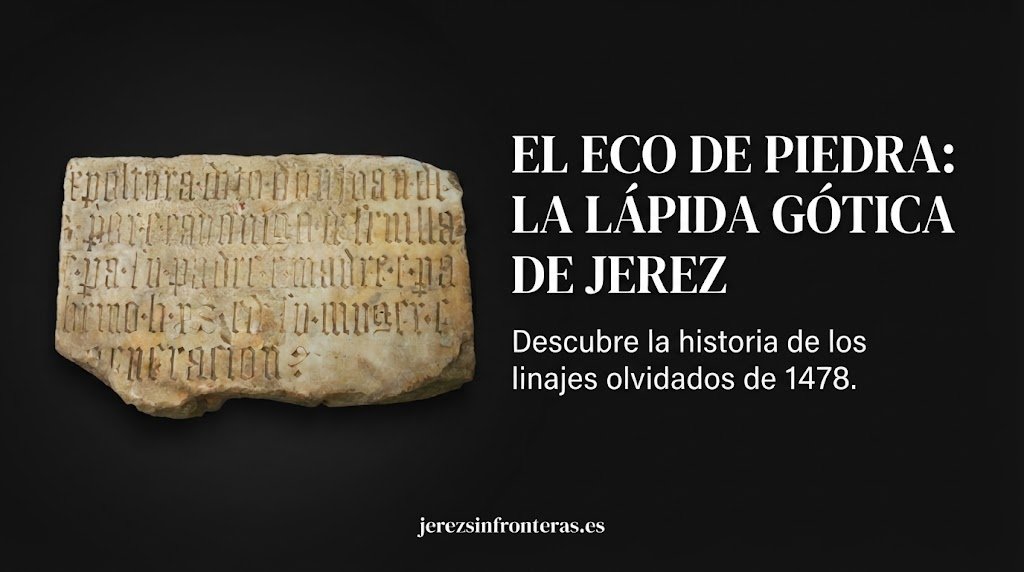 El eco de piedra de las élites: así es la fascinante lápida gótica del Museo Arqueológico de Jerez