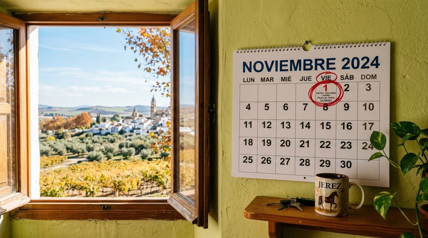 ¿Qué días son festivos este mes de noviembre en Jerez y cómo quedan los puentes?