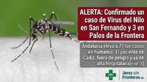 Salud confirma un caso de Virus del Nilo en San Fernando y eleva los contagios en Andalucía