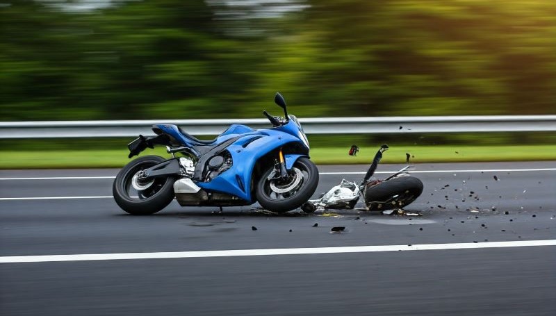 Dos heridos en accidente de moto en la A-389 de Medina Sidonia