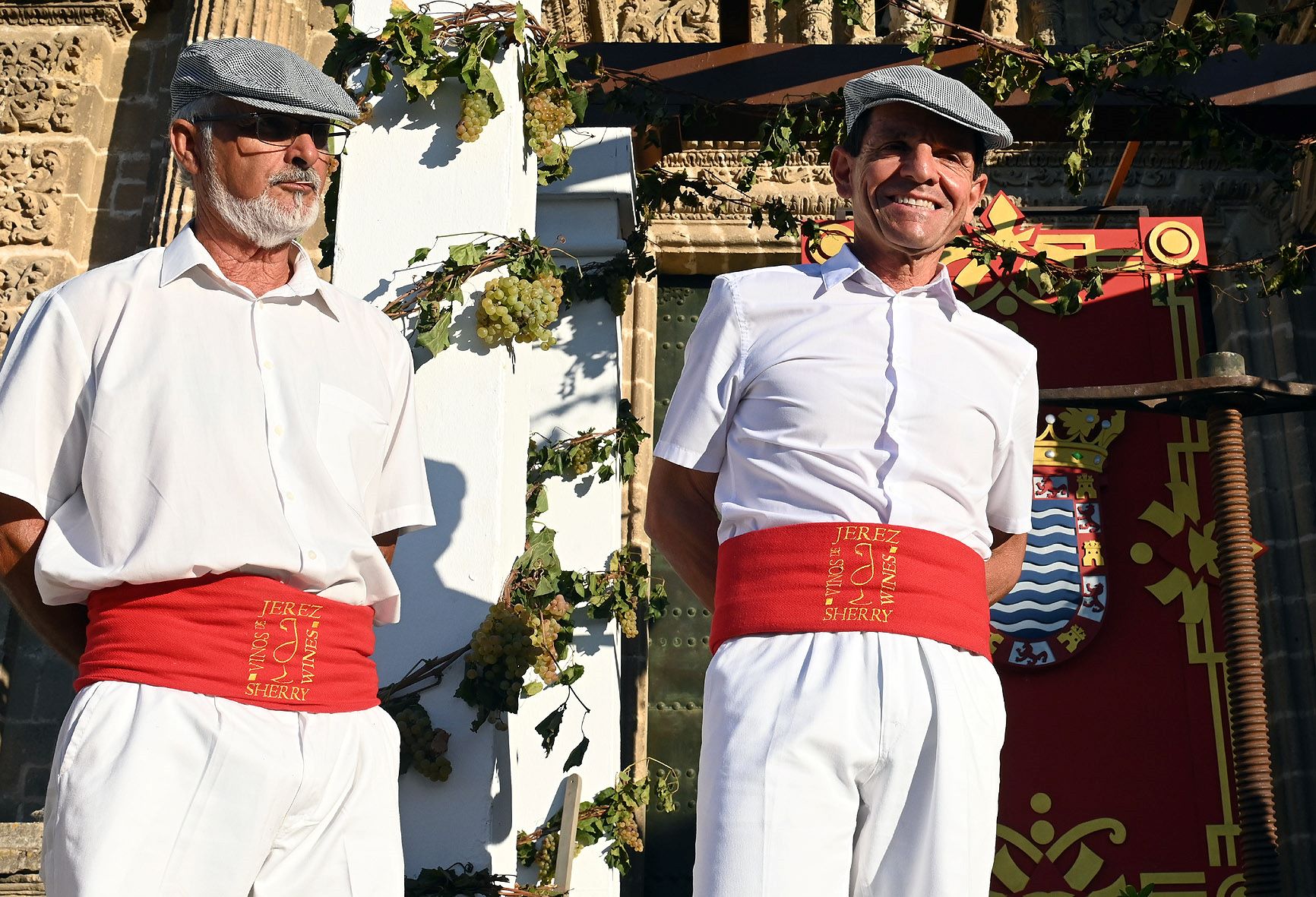 La pisa de la uva en Jerez