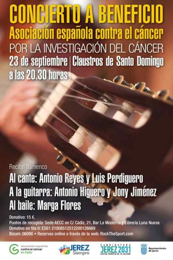 ¡Tu pasión por el flamenco puede marcar la diferencia! Concierto en Jerez para vencer al cáncer