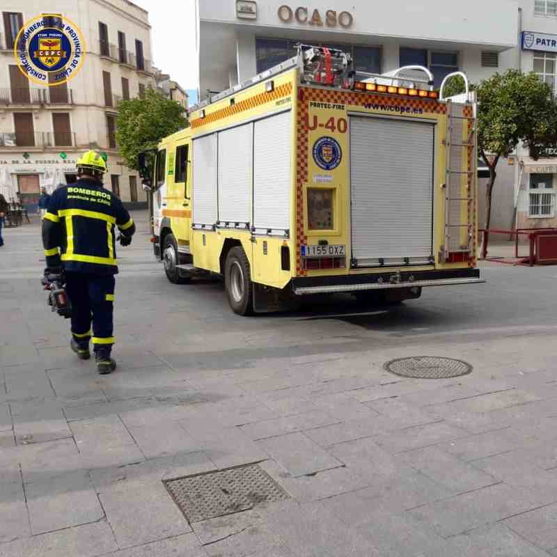 trabajador atrapado