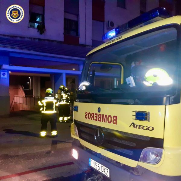 Incendio en garaje de Jerez