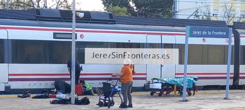 Mujer atropellada por tren en la estación de Jerez