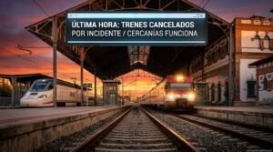 Suspendida la conexión en tren con Madrid mientras Cercanías opera en Jerez