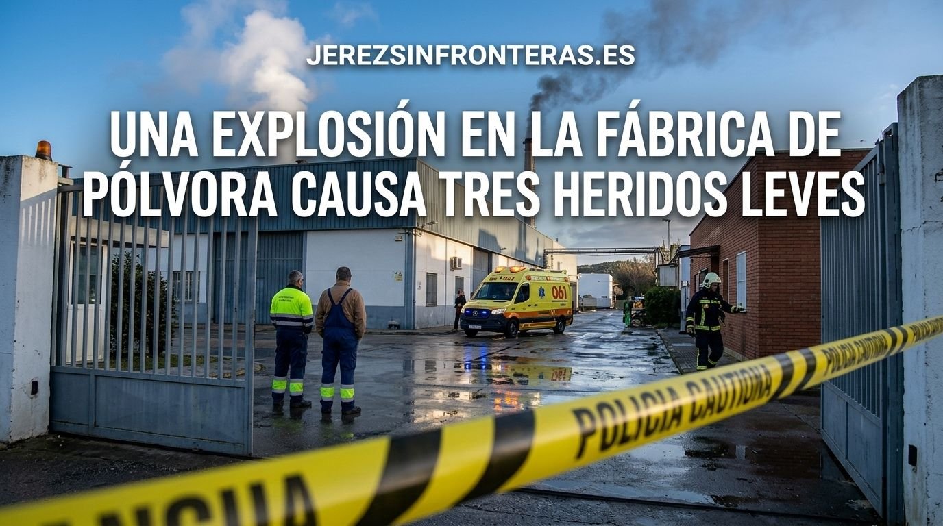 Tres heridos tras una violenta explosión en una fábrica de pólvora que reabre el debate sobre la seguridad