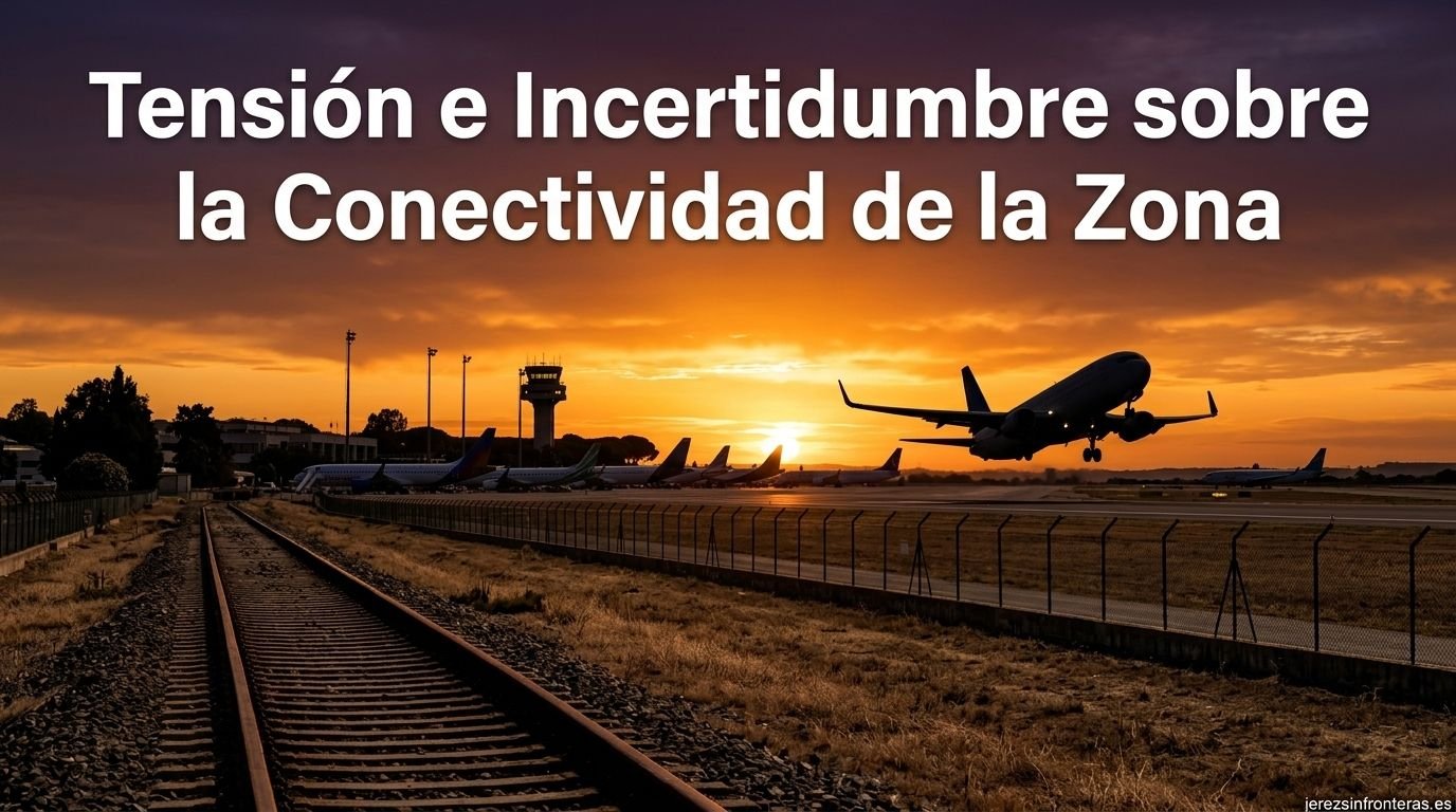 La suspensión de los trenes colapsa la conexión con Madrid y deja al Aeropuerto de Jerez sin plazas de avión