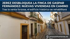 Venta forzosa en Jerez: adjudicada una finca abandonada en la calle Gaspar Fernández para construir tres viviendas