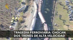 Las imágenes aéreas de la Guardia Civil evidencian la magnitud de la tragedia tras el choque de trenes en Toledo