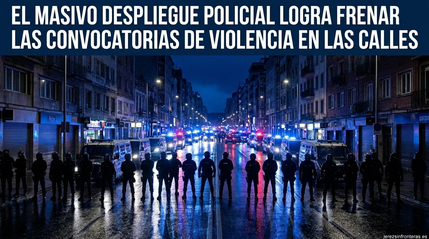 La tensión en las calles activa un despliegue policial sin precedentes tras las convocatorias de Blocus