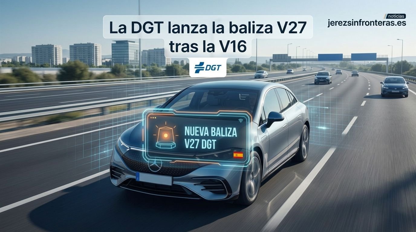 La DGT avanza hacia el futuro con la nueva baliza V27 de seguridad tras la llegada obligatoria de la V16