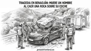 Tragedia en la carretera de Benaoján: una roca aplasta un coche y provoca un fallecido y tres heridos