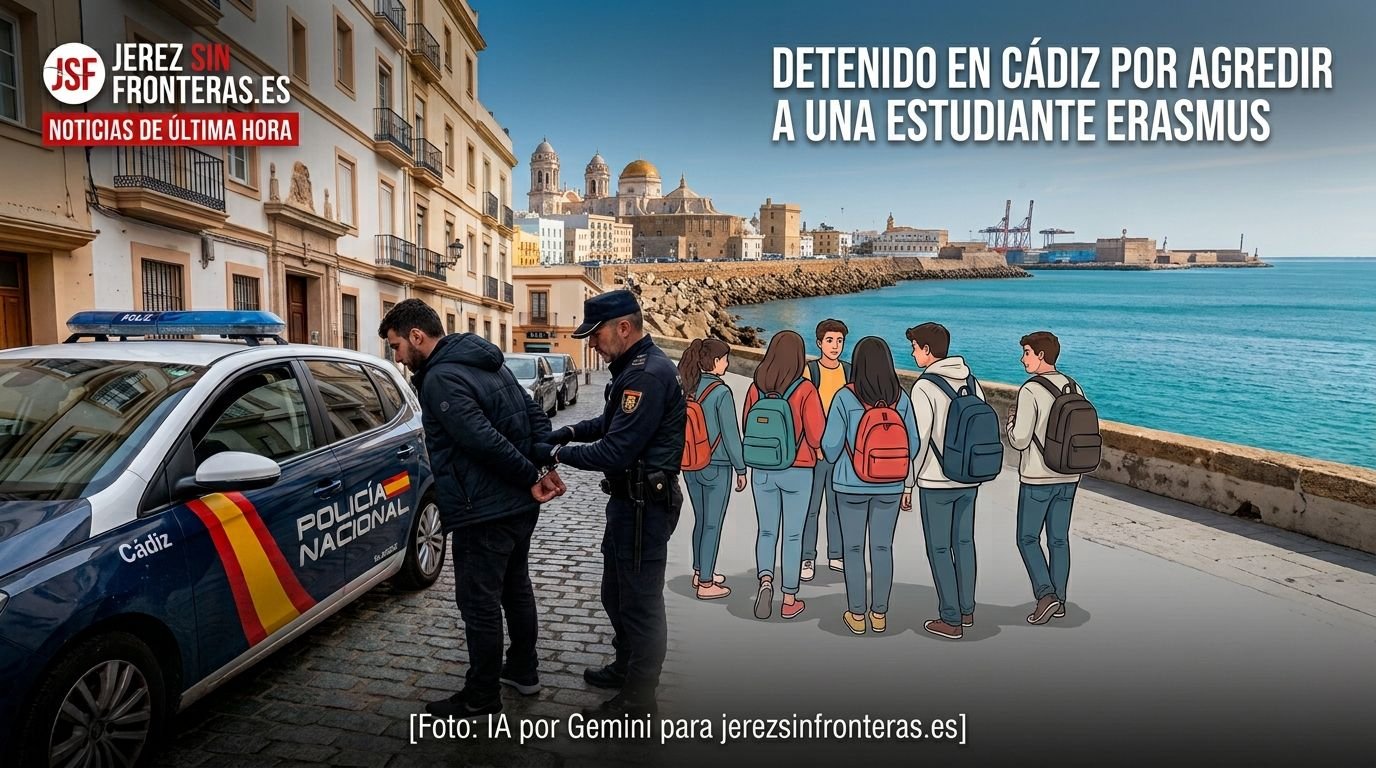 Prisión provisional para un joven de 27 años acusado de agredir a una estudiante Erasmus en Cádiz
