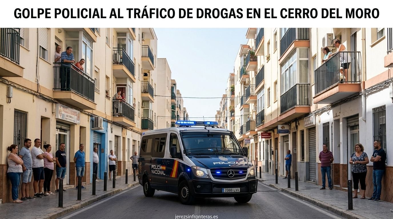 Golpe al tráfico de drogas en Cerro del Moro tras meses de denuncias vecinales