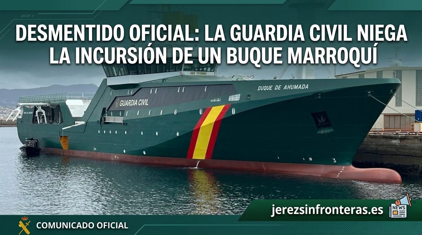 Desmentido oficial: La Guardia Civil desmiente la incursión de un buque marroquí en aguas españolas