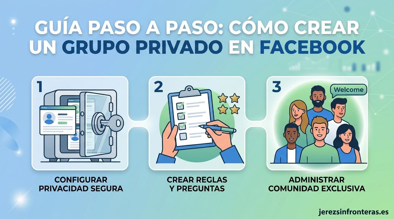 Guía completa para crear y configurar un grupo privado en Facebook