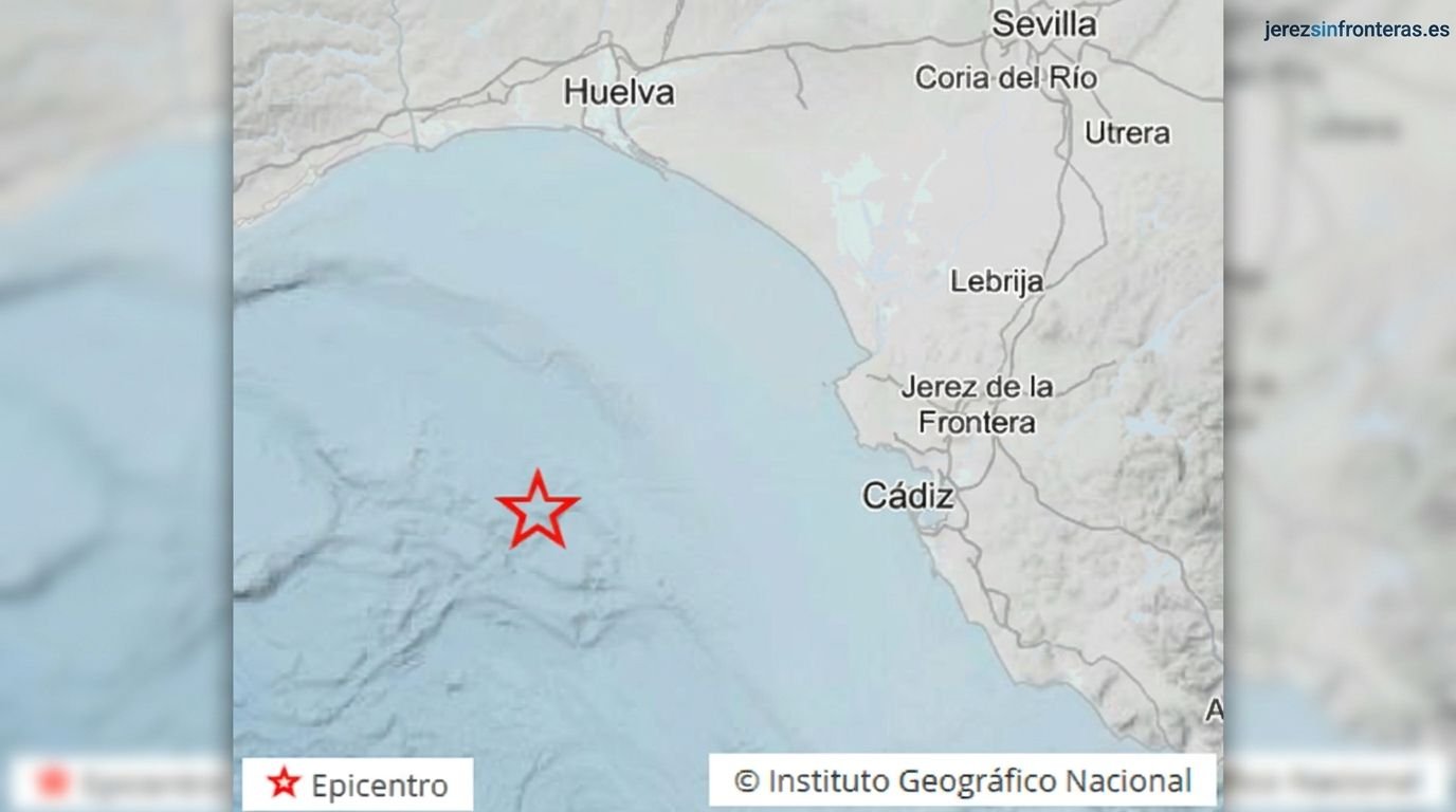 Un seísmo de magnitud 3.5 en el Golfo de Cádiz vuelve a situar bajo vigilancia la actividad sísmica en la costa andaluza