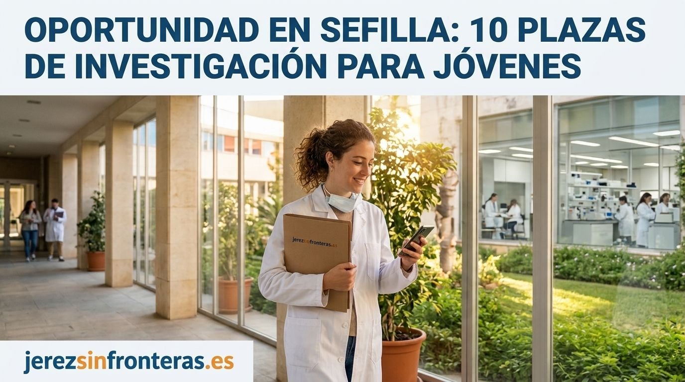 Oportunidad laboral en la Universidad de Sevilla: convocadas 10 plazas de investigación para jóvenes desempleados
