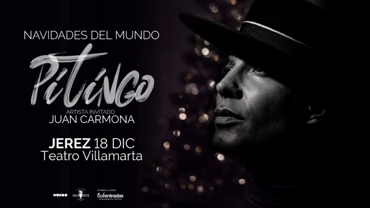 Pitingo traerá su espectáculo ‘Navidades del Mundo’ al Teatro Villamarta con Juan Carmona