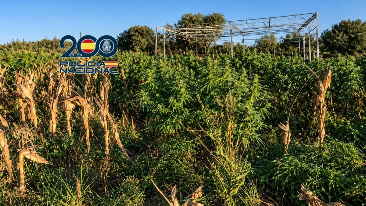 Golpe al narcotráfico en Rota: caen dos sospechosos con casi 700 kilos de marihuana en una finca