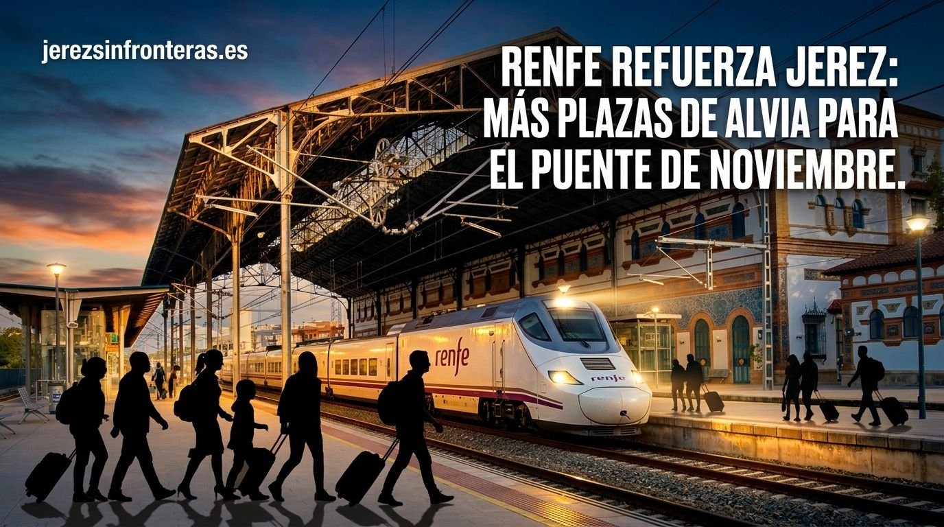 Renfe refuerza los trenes Alvia entre Madrid y Jerez para el puente de noviembre tras la huelga previa