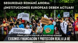 Recogen firmas en toda Europa para reclamar a Bruselas protección real y recursos contra el racismo