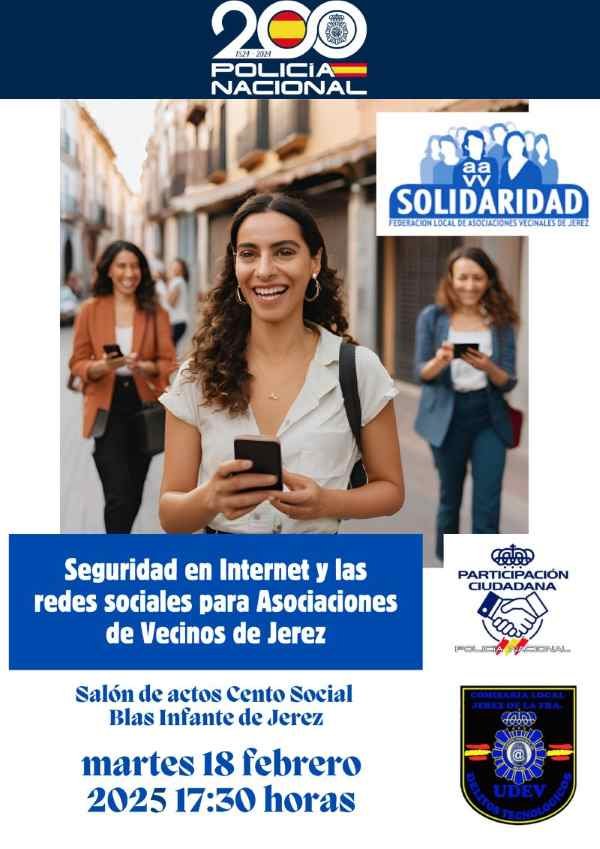 Jerez blinda tu vida digital: ¡Charla gratuita con la Policía!