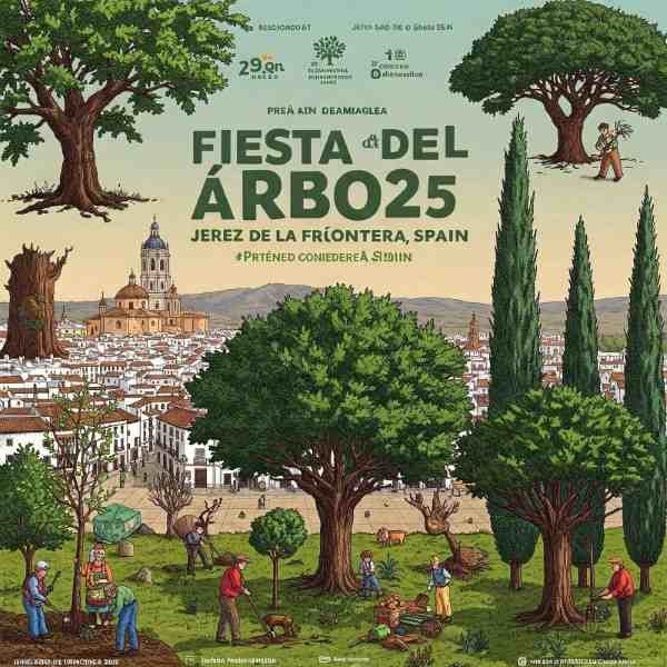 Jerez verde que te quiero verde: Celebra la Fiesta del Árbol 2025