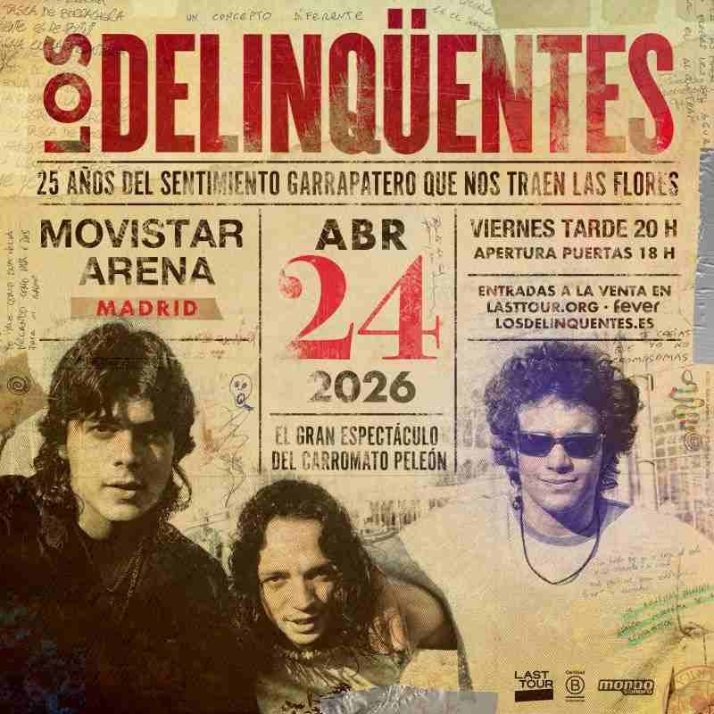 Los Delinqüentes: 25 años de ‘Primavera Trompetera’ en Madrid y preventa exclusiva