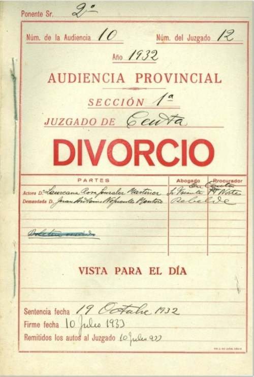 ¿Divorcios en 1932? Cádiz te sorprende