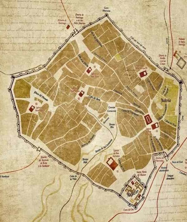 Jerez medieval ¡Como nunca lo viste! Mapa s. XIII en Luna Nueva