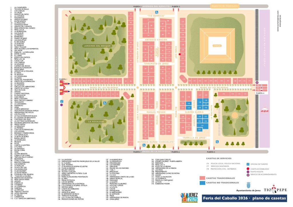 plano de la Feria del Caballo 2026