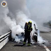 Incendio en A-7