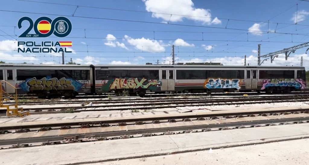 grafiteros en trenes
