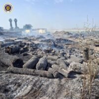 incendio en Chipiona