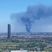 incendio industrial Sevilla
