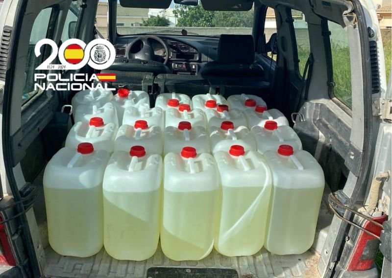 Golpe al combustible narcolanchas: 1450 litros en Sanlúcar