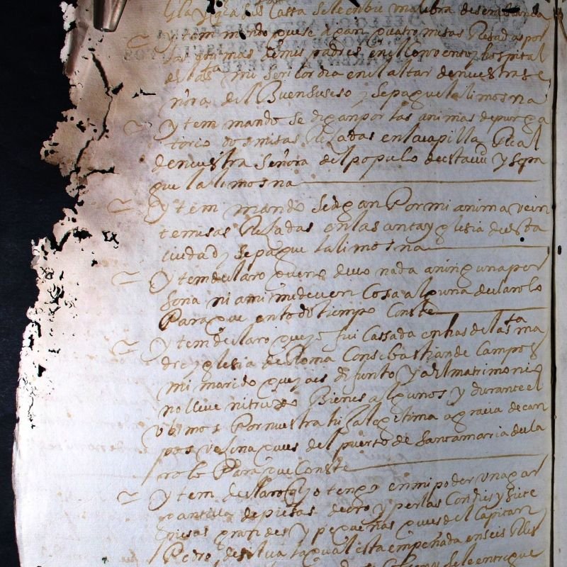 Testamento Gitana 1647