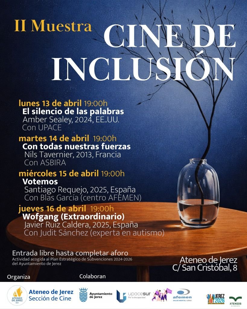 II Muestra de Cine de Inclusión en Jerez: una cita con el cine y la diversidad