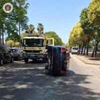 accidente de tráfico en Jerez Norte