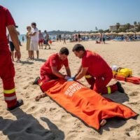 Tragedia en la playa