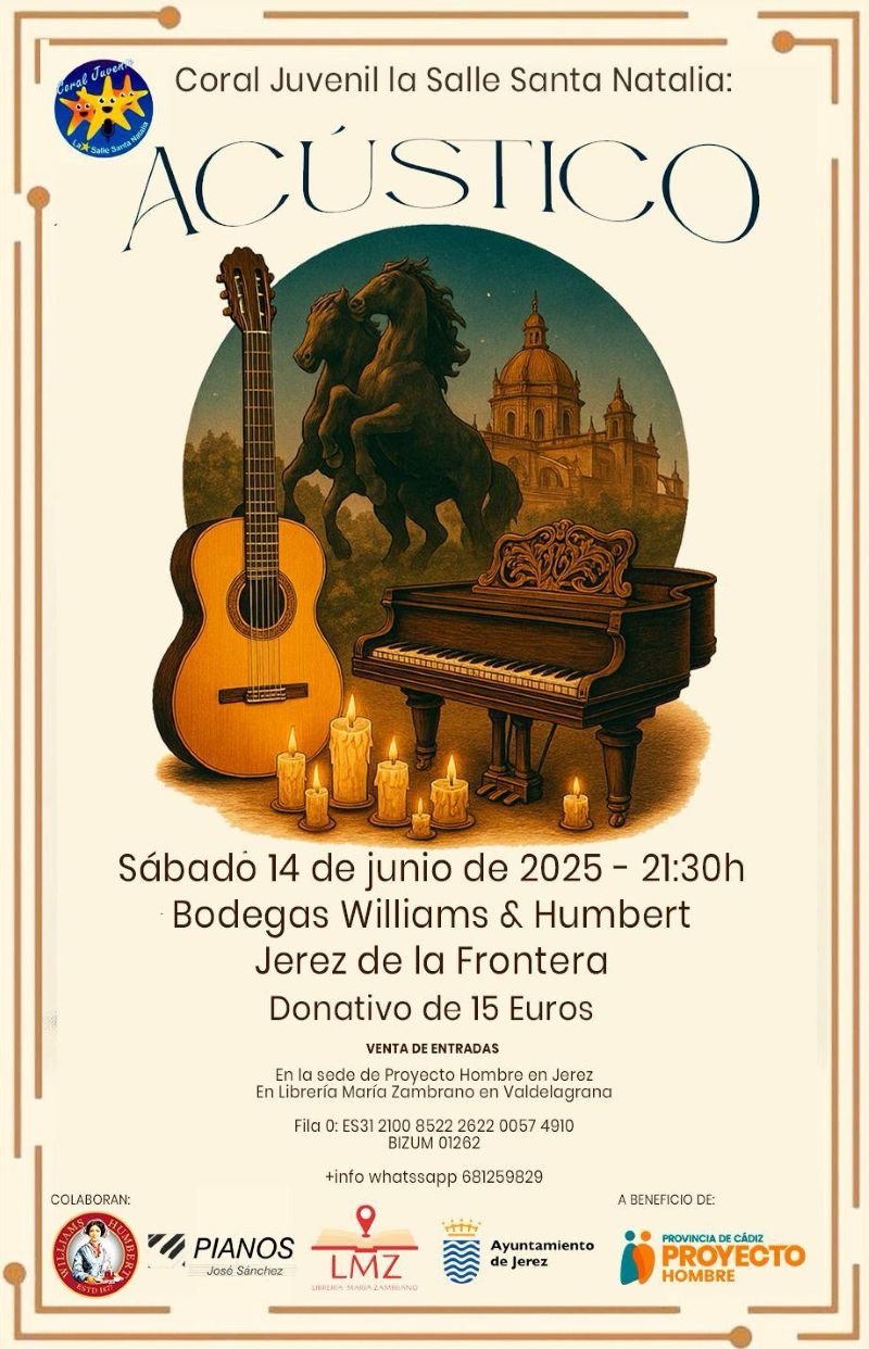 Concierto Acústico Proyecto Hombre Jerez: Música Solidaria que Transforma